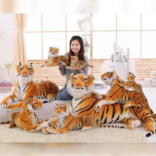 ORANGLES Soft Tiger Toy (27cm) – Cuddly Plush Tiger Kids Toys - high resolution display - exposing craftsmanship - Image 2 of 5 | built for everyone | Soft Tiger Toy (27cm) – Cuddly Plush Tiger Kids Toys for sale Georgia | Free Shipping ORANGLES