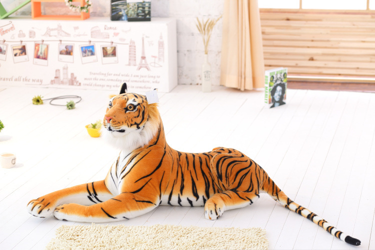 ORANGLES Soft Tiger Toy (27cm) – Cuddly Plush Tiger Kids Toys - full product showcase - displaying specifications - Image 5 of 5 | adapts to any space | Soft Tiger Toy (27cm) – Cuddly Plush Tiger Kids Toys deal New Jersey | Free Shipping ORANGLES