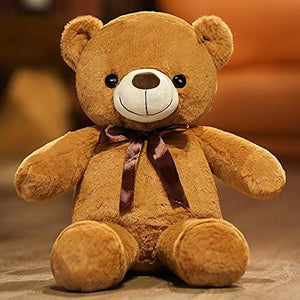 ORANGLES Stuffed Soft Bear (30cm) – Huggable Plush Teddy Bear for Kids - detailed closeup view - illustrating benefits - Image 3 of 4 | created for all | Shop Stuffed Soft Bear (30cm) – Huggable Plush Teddy Bear for Kids North Carolina | Free Shipping ORANGLES