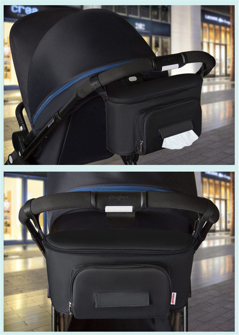 ORANGLES Baby Stroller Bag – Waterproof Stroller Organizer for Diapers & Essentials - angled perspective - presenting advantages - Image 4 of 4 | fits any environment | Purchase Baby Stroller Bag – Waterproof Stroller Organizer for Diapers & Essentials Michigan | Free Shipping ORANGLES