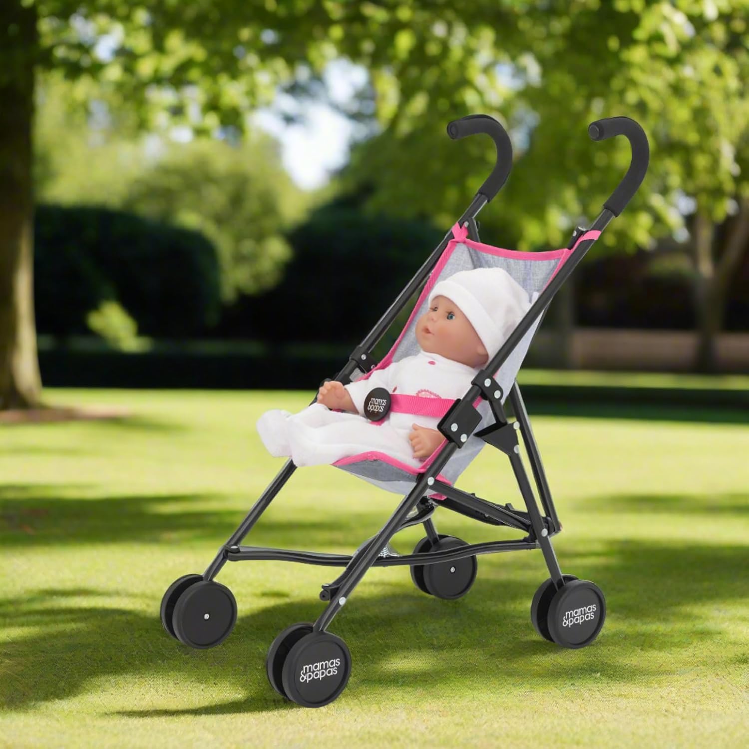 ORANGLES Baby Doll Pushchair for Kids – Play Stroller for Dolls & Toys - detailed closeup view - illustrating benefits - Image 3 of 6 | created for all | Shop Baby Doll Pushchair for Kids – Play Stroller for Dolls & Toys North Carolina | Free Shipping ORANGLES