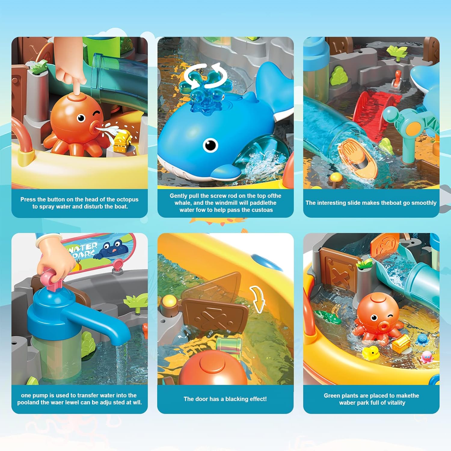 ORANGLES Baby Bath Toys – Summer Bath Toys for Toddlers with Water Spray Fun - angled perspective - presenting advantages - Image 4 of 7 | fits any environment | Purchase Baby Bath Toys – Summer Bath Toys for Toddlers with Water Spray Fun Michigan | Free Shipping ORANGLES