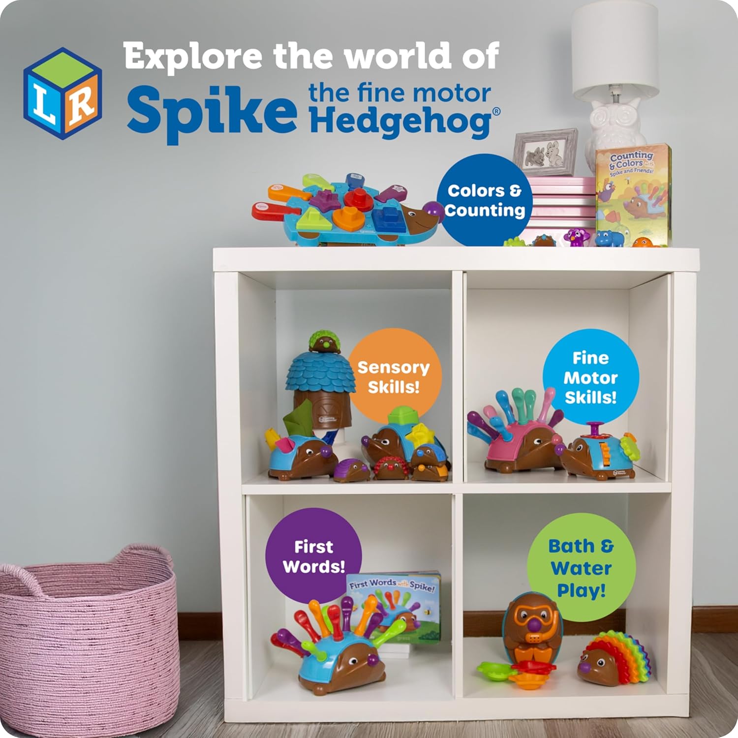 ORANGLES Educational Toys – Hedgehog Spelling Educational Toy for Kids - detailed closeup view - illustrating benefits - Image 3 of 5 | created for all | Shop Educational Toys – Hedgehog Spelling Educational Toy for Kids North Carolina | Free Shipping ORANGLES