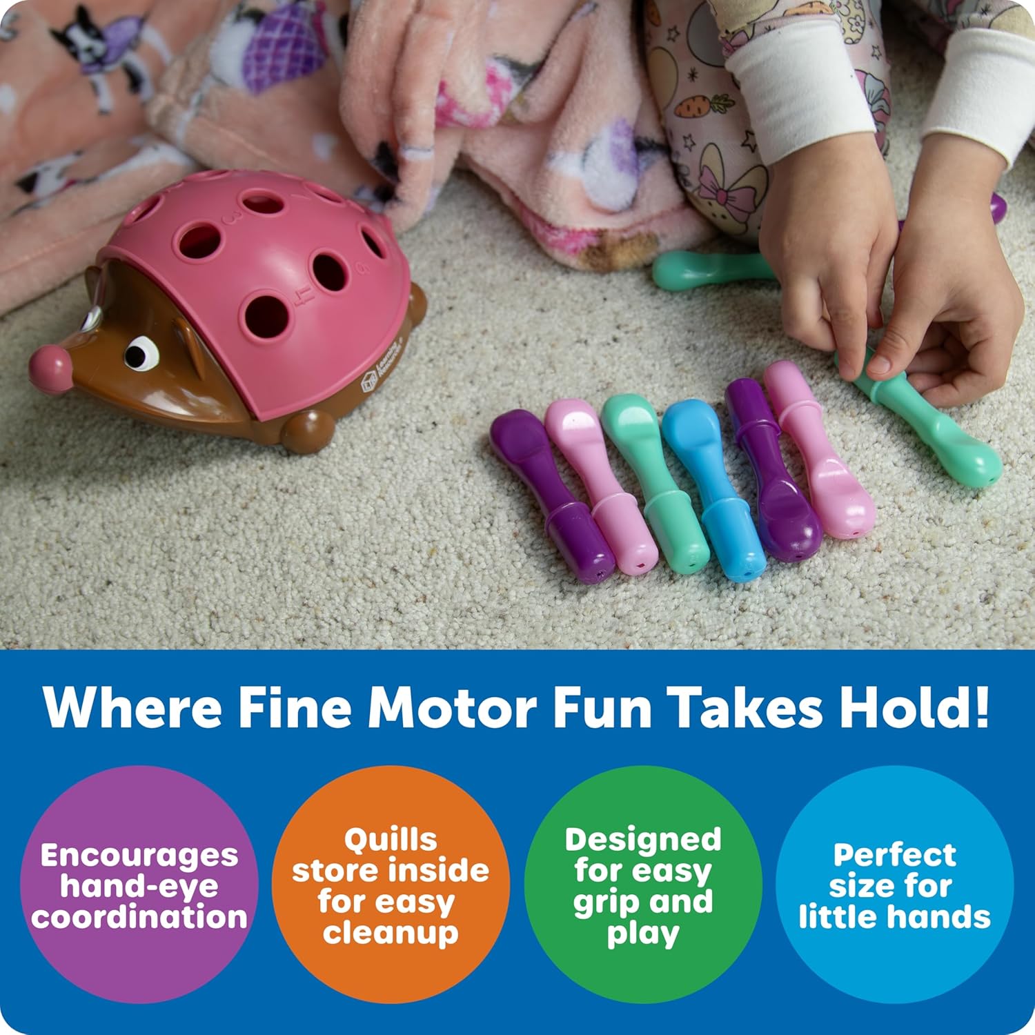 ORANGLES Educational Toys – Hedgehog Spelling Educational Toy for Kids - full product showcase - displaying specifications - Image 5 of 5 | adapts to any space | Educational Toys – Hedgehog Spelling Educational Toy for Kids deal New Jersey | Free Shipping ORANGLES