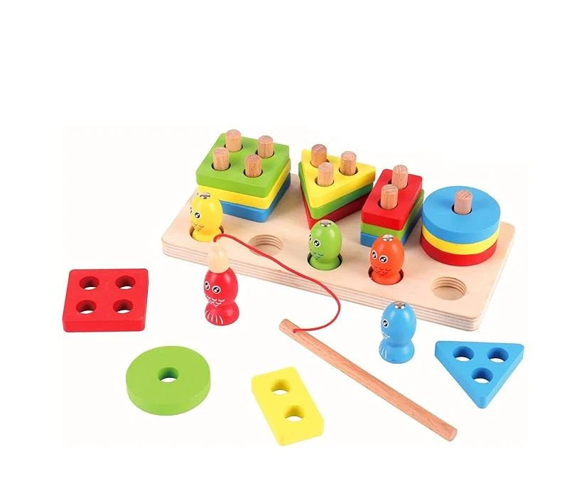 Baby Toys – Fishing Four Post Toys for Toddlers with Early Learning Fun