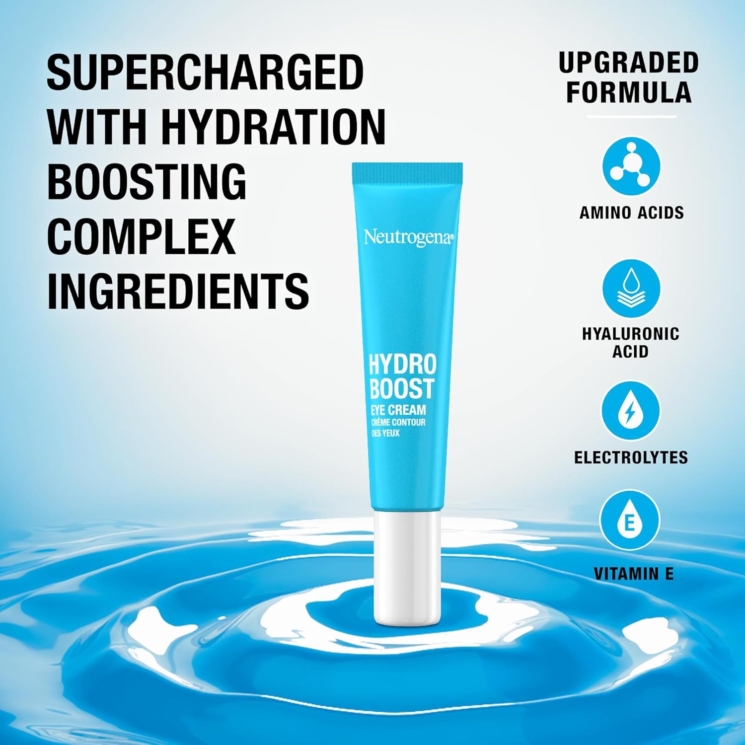 ORANGLES Eye Cream for Dark Circles – Neutrogena Hydro Boost Eye Cream Gel - full product showcase - displaying specifications - Image 5 of 6 | adapts to any space | Eye Cream for Dark Circles – Neutrogena Hydro Boost Eye Cream Gel deal New Jersey | Free Shipping ORANGLES