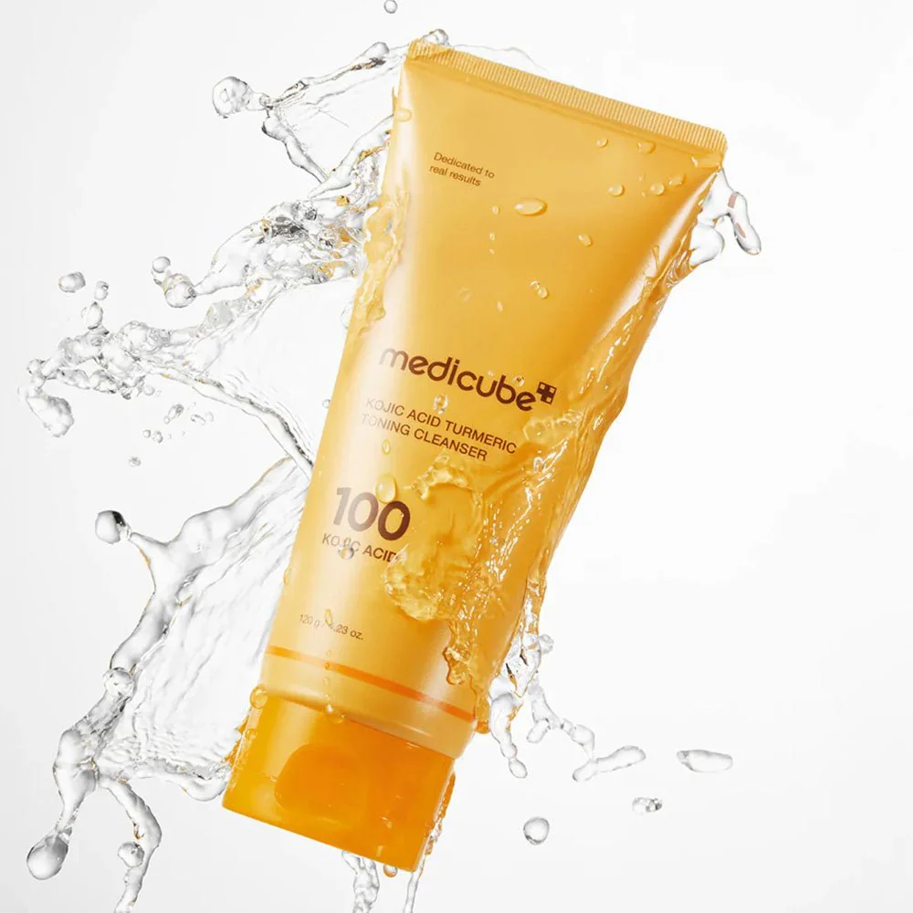 Medicube – Kojic Acid Turmeric Toning Cleanser for Brightening & Pore Care