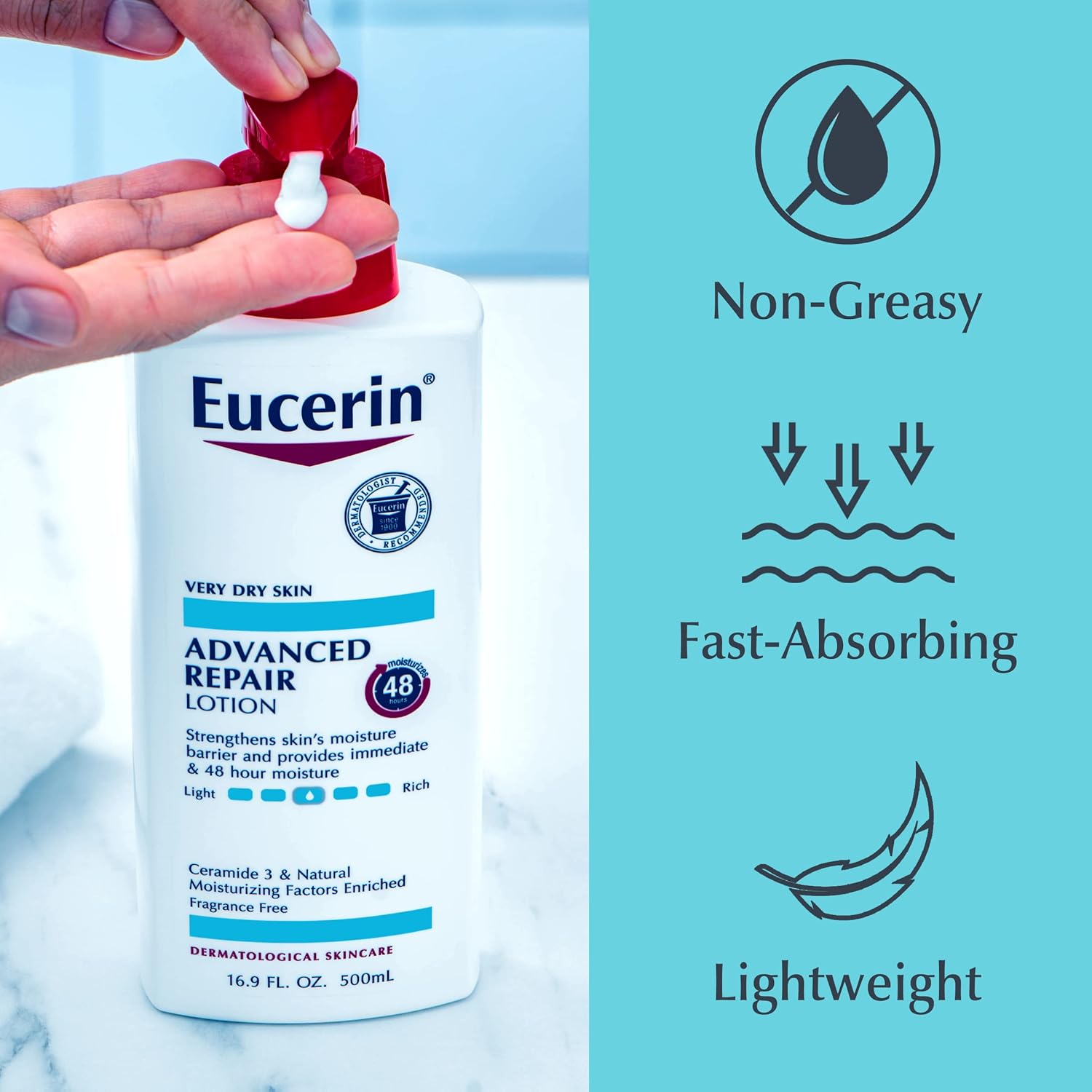 ORANGLES Korean Skincare Dubai – Eucerin Skincare Lotion & Cleanser Set - high resolution display - exposing craftsmanship - Image 2 of 4 | built for everyone | Korean Skincare Dubai – Eucerin Skincare Lotion & Cleanser Set for sale Georgia | Free Shipping ORANGLES