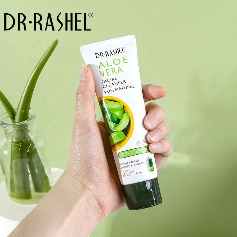 Aloe Vera Gel for Face – Dr Rashel Aloe Vera Facial Cleanser & Scrub