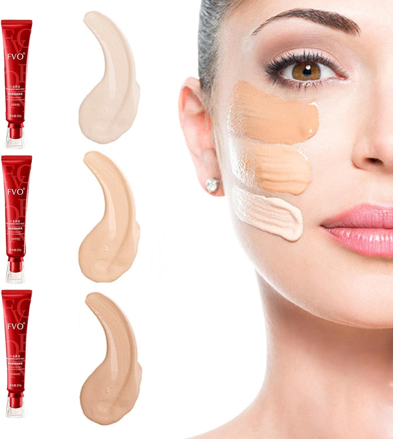 ORANGLES FVO Oil Control Concealer – Long-Lasting, Matte Finish Concealer for Oily Skin - full product showcase - displaying specifications - Image 5 of 6 | adapts to any space | FVO Oil Control Concealer – Long-Lasting, Matte Finish Concealer for Oily Skin deal New Jersey | Free Shipping ORANGLES