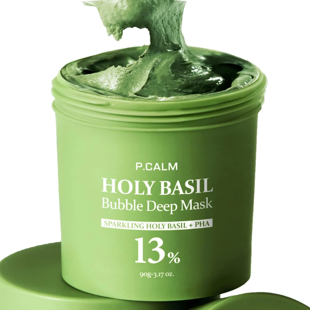 Holy Basil Bubble Deep Mask – Purifying & Oxygenating Face Mask