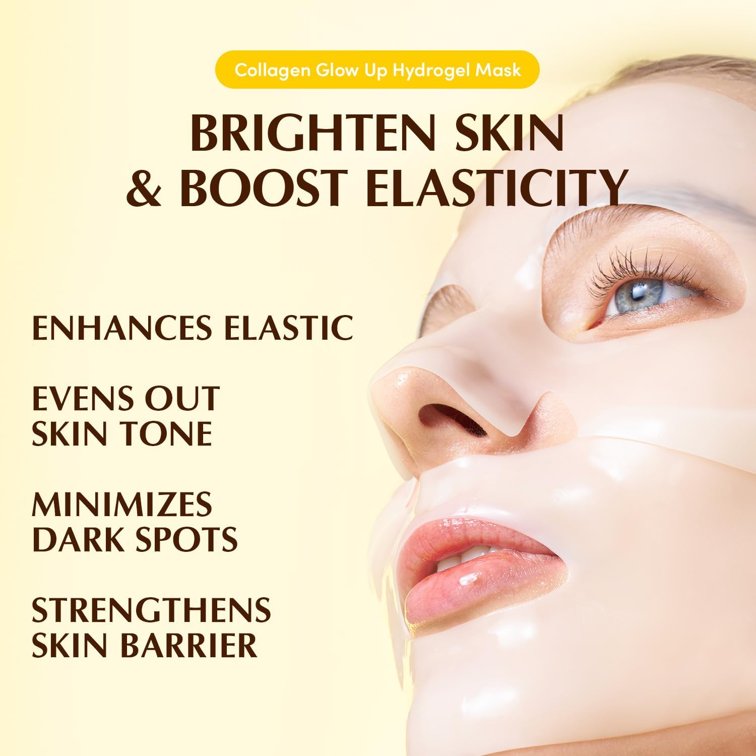 ORANGLES Eqqual Berry Bouncy Day Collagen Glow Up Hydrogel Mask – Collagen Face Mask - high resolution display - exposing craftsmanship - Image 2 of 7 | built for everyone | Eqqual Berry Bouncy Day Collagen Glow Up Hydrogel Mask – Collagen Face Mask for sale Georgia | Free Shipping ORANGLES