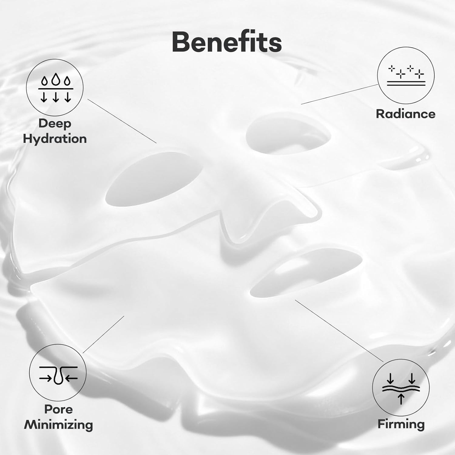 ORANGLES Shrink Pore Face Mask – Brighten, Firm & Deep Hydration - full product showcase - displaying specifications - Image 5 of 5 | adapts to any space | Shrink Pore Face Mask – Brighten, Firm & Deep Hydration deal New Jersey | Free Shipping ORANGLES