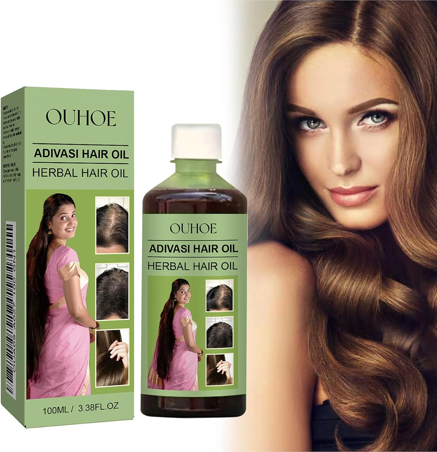 OUHOE Adivasi Hair Oil – Herbal Hair Growth & Repair Oil