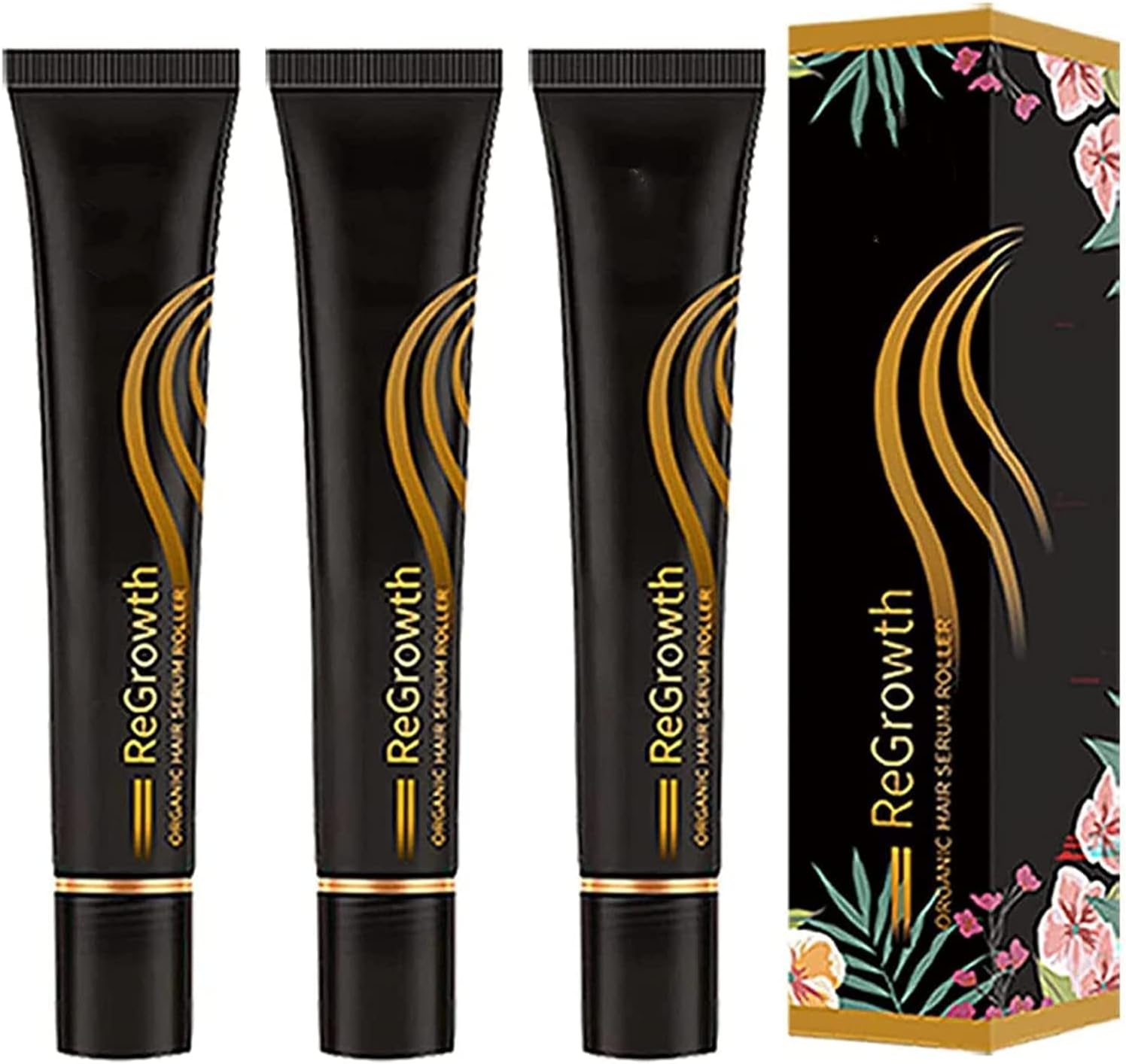 ORANGLES Organic Hair Growth Serum – Natural & Chemical-Free Hair Care - detailed closeup view - illustrating benefits - Image 3 of 7 | created for all | Shop Organic Hair Growth Serum – Natural & Chemical-Free Hair Care North Carolina | Free Shipping ORANGLES