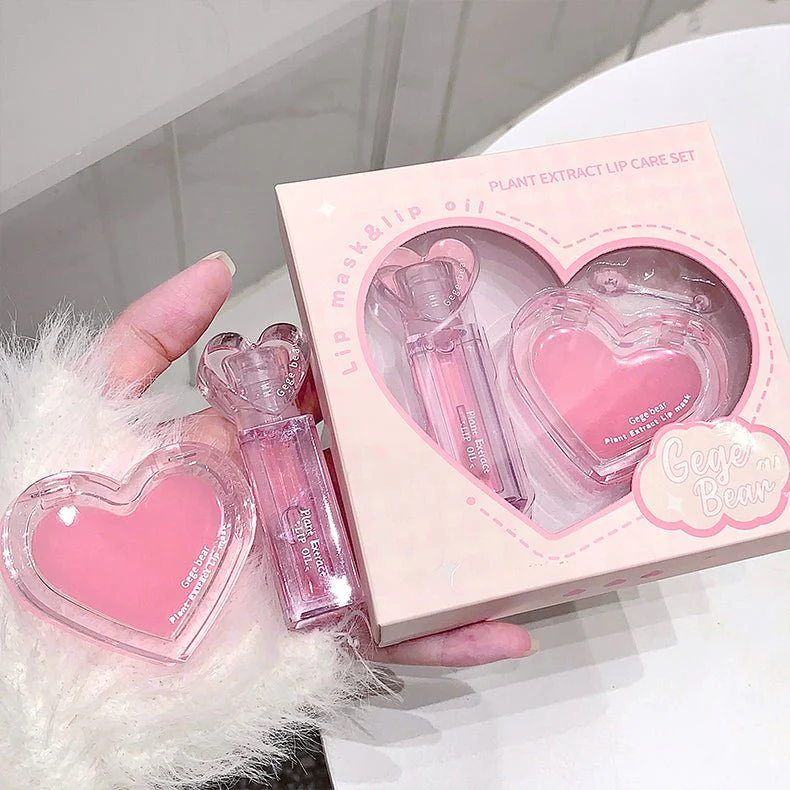 Kevin & Coco Lip Gloss & Blush – 2-in-1 Shine & Glow Duo