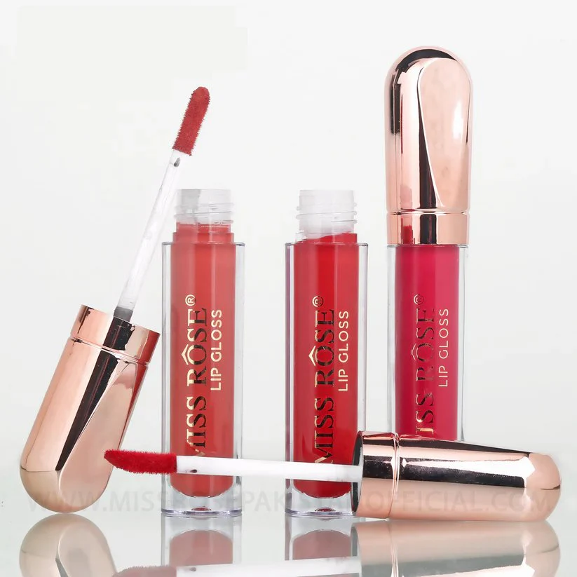 Rose Gold Cap Lip Gloss – Shimmering & Hydrating Gloss