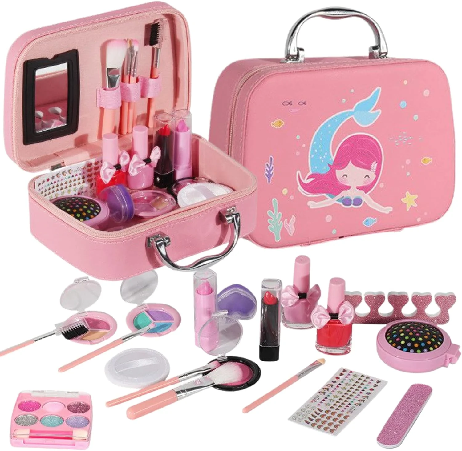 Makeup Box Kit – All-in-One Beauty Collection with Brushes & Cosmetics