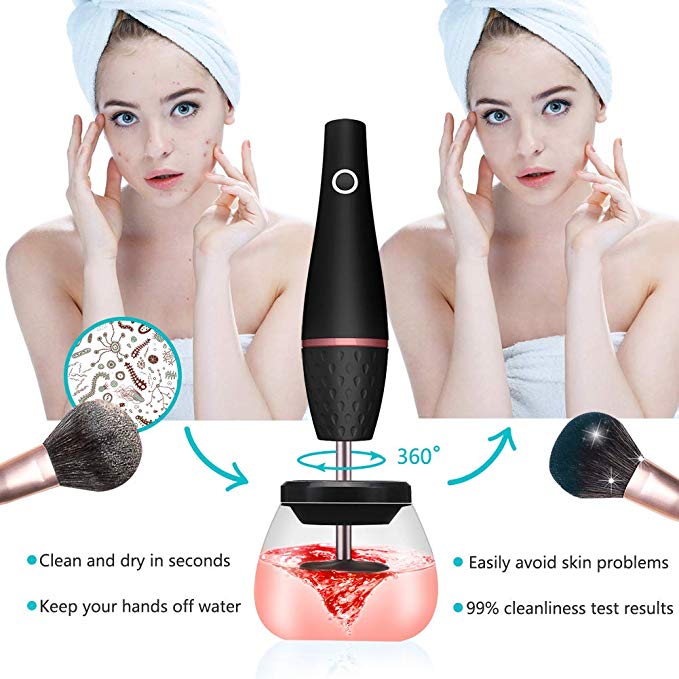 ORANGLES Electric Makeup Brush Cleaner – Deep Cleaning in Minutes - high resolution display - exposing craftsmanship - Image 2 of 4 | built for everyone | Electric Makeup Brush Cleaner – Deep Cleaning in Minutes for sale Georgia | Free Shipping ORANGLES