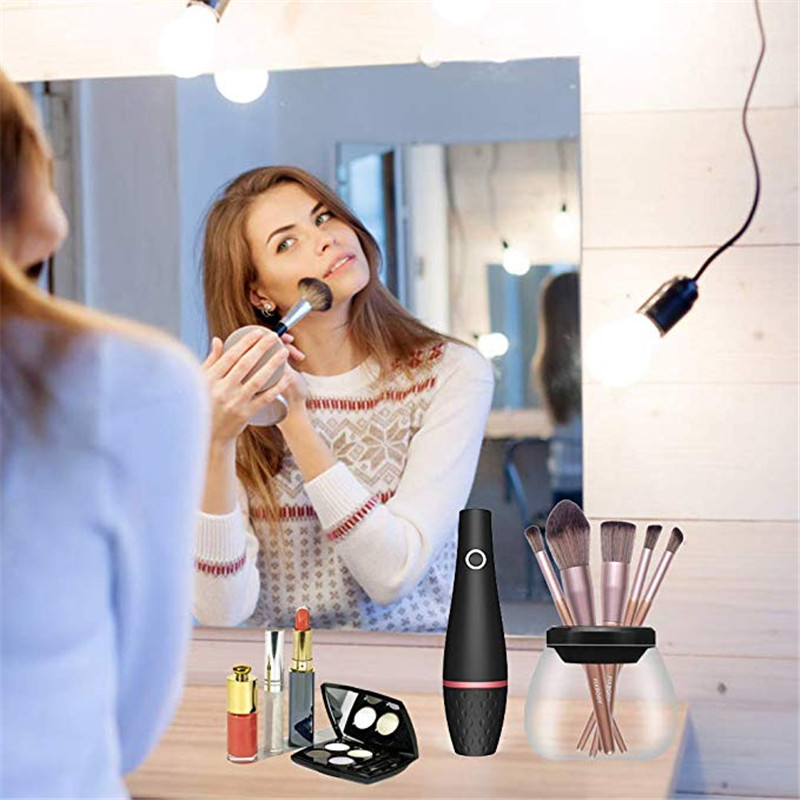 ORANGLES Electric Makeup Brush Cleaner – Deep Cleaning in Minutes - angled perspective - presenting advantages - Image 4 of 4 | fits any environment | Purchase Electric Makeup Brush Cleaner – Deep Cleaning in Minutes Michigan | Free Shipping ORANGLES