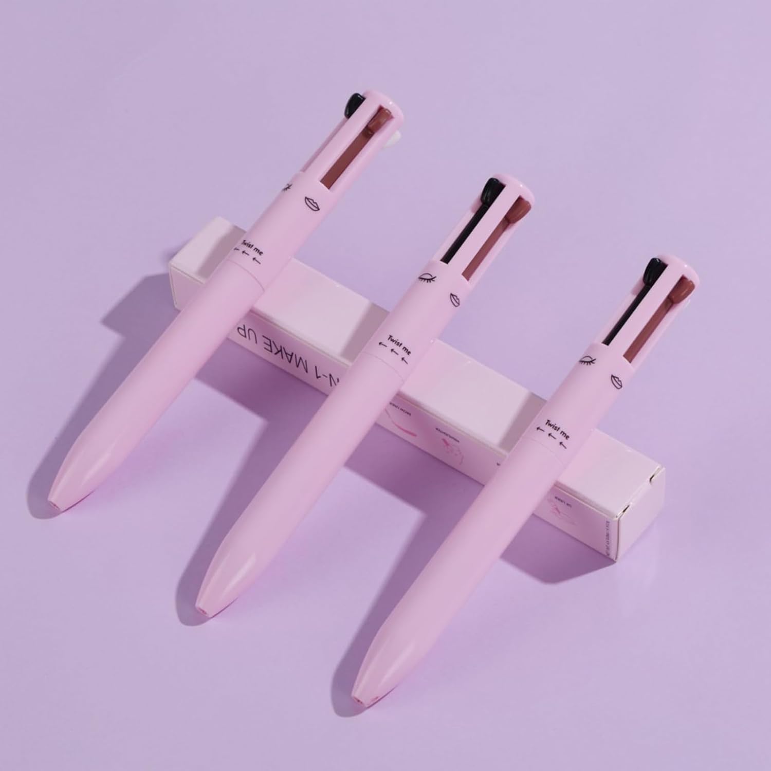 ORANGLES 4-in-1 Makeup Pen - detailed closeup view - illustrating benefits - Image 3 of 7 | created for all | Shop 4-in-1 Makeup Pen North Carolina | Free Shipping ORANGLES