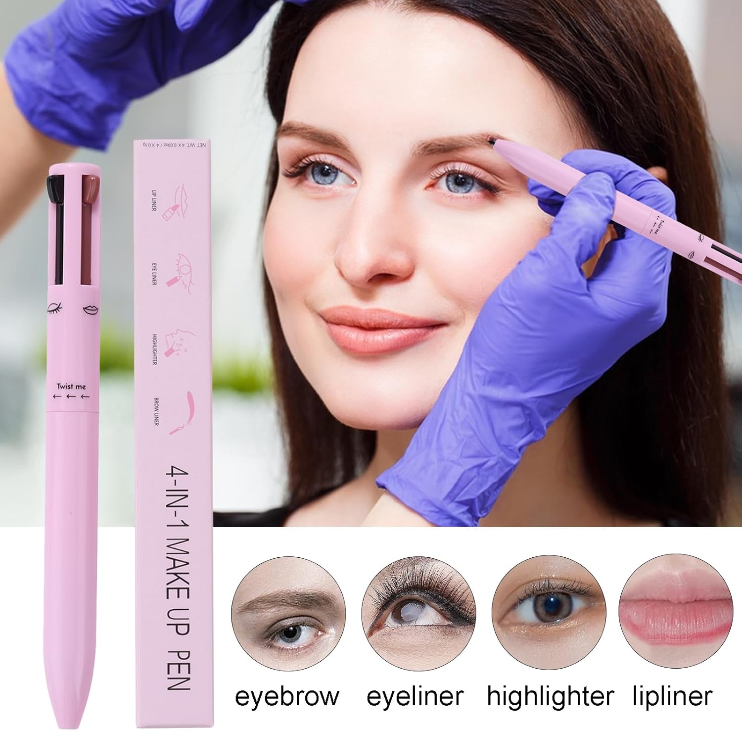 ORANGLES 4-in-1 Makeup Pen - elegant presentation - exhibiting components - Image 6 of 7 | ideal for home | Discount on 4-in-1 Makeup Pen Virginia | Free Shipping ORANGLES