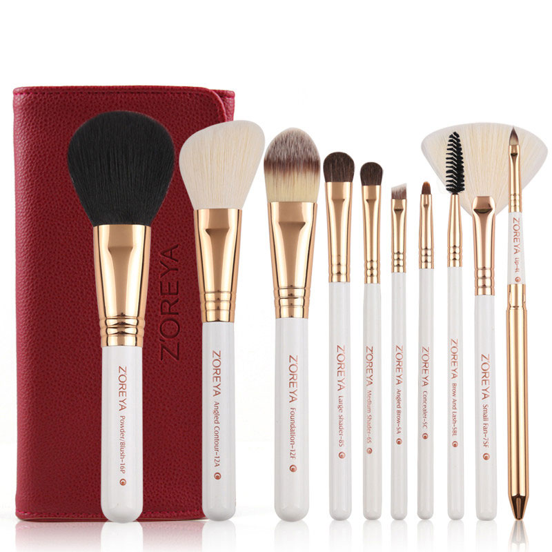 ORANGLES Portable Makeup Brush – Travel-Friendly - detailed closeup view - illustrating benefits - Image 3 of 5 | created for all | Shop Portable Makeup Brush – Travel-Friendly North Carolina | Free Shipping ORANGLES