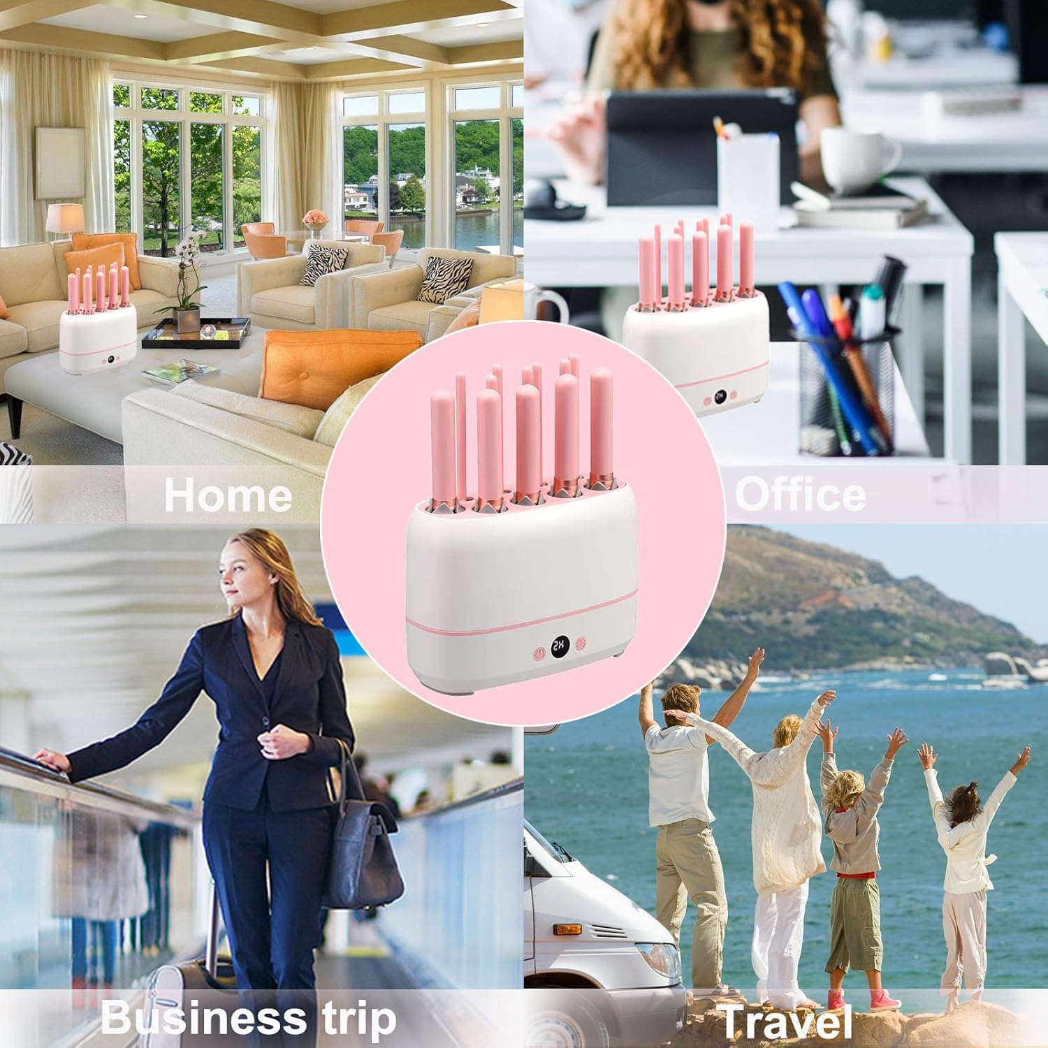 ORANGLES Makeup Brush Dryer Machine – Fast Drying - detailed closeup view - illustrating benefits - Image 3 of 6 | created for all | Shop Makeup Brush Dryer Machine – Fast Drying North Carolina | Free Shipping ORANGLES