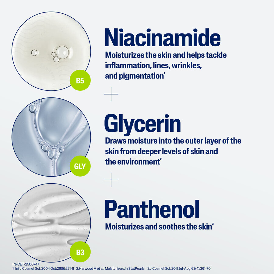 ORANGLES Cetaphil Moisturizing Cream – Intense Hydration - detailed closeup view - illustrating benefits - Image 3 of 7 | created for all | Shop Cetaphil Moisturizing Cream – Intense Hydration North Carolina | Free Shipping ORANGLES