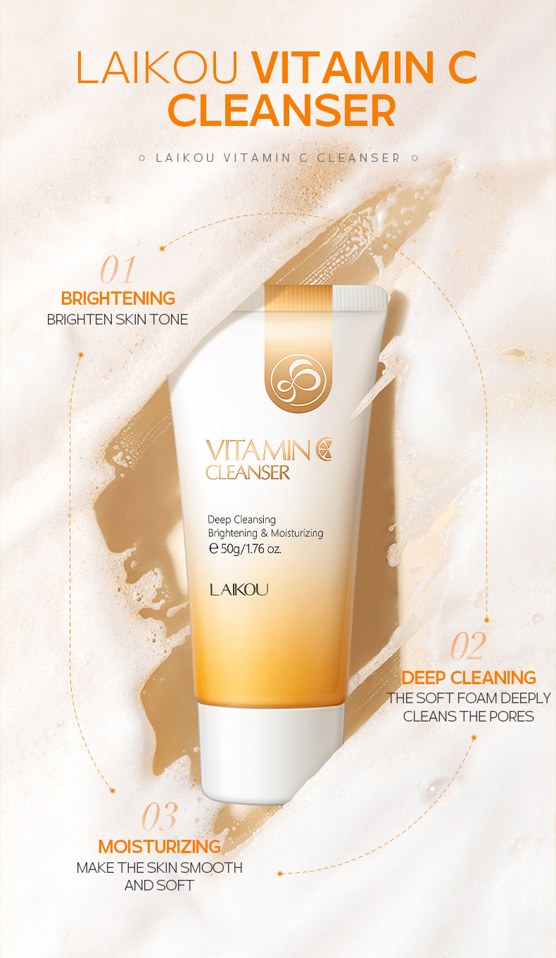 ORANGLES Moisturizing & Fine Pore Cleanser – Hydrating Deep Clean - angled perspective - presenting advantages - Image 4 of 4 | fits any environment | Purchase Moisturizing & Fine Pore Cleanser – Hydrating Deep Clean Michigan | Free Shipping ORANGLES