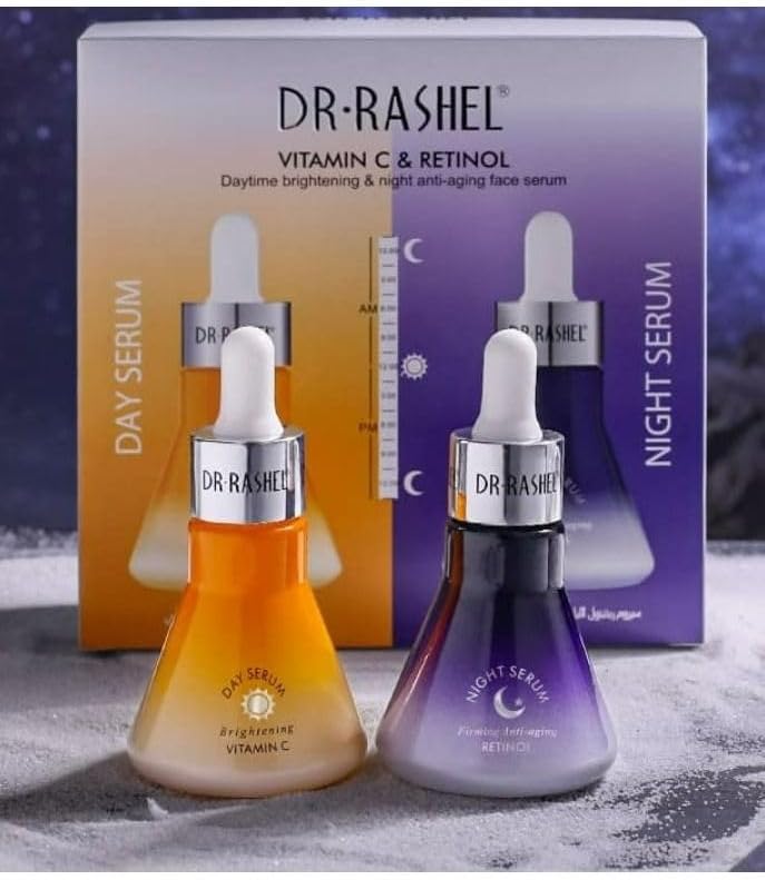 ORANGLES Dr. Rashel Vitamin C & Retinol Cream & Serum – Advanced Anti-Aging - high resolution display - exposing craftsmanship - Image 2 of 5 | built for everyone | Dr. Rashel Vitamin C & Retinol Cream & Serum – Advanced Anti-Aging for sale Georgia | Free Shipping ORANGLES