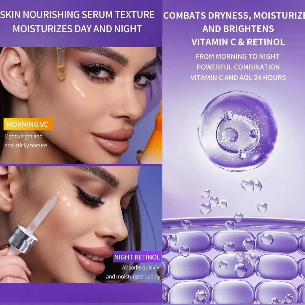 ORANGLES Dr. Rashel Vitamin C & Retinol Cream & Serum – Advanced Anti-Aging - full product showcase - displaying specifications - Image 5 of 5 | adapts to any space | Dr. Rashel Vitamin C & Retinol Cream & Serum – Advanced Anti-Aging deal New Jersey | Free Shipping ORANGLES