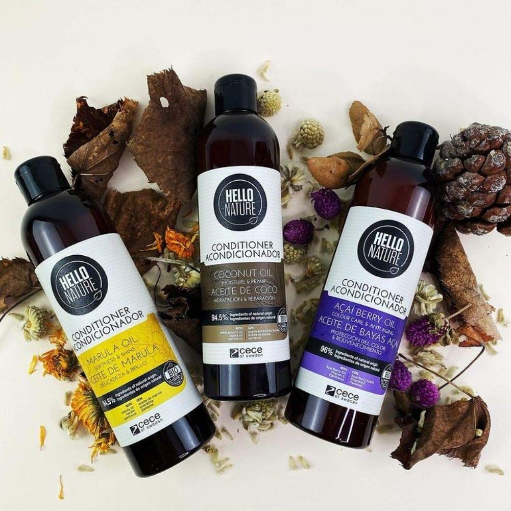 ORANGLES Hello Nature Shampoo & Conditioner – Natural Care - angled perspective - presenting advantages - Image 4 of 5 | fits any environment | Purchase Hello Nature Shampoo & Conditioner – Natural Care Michigan | Free Shipping ORANGLES