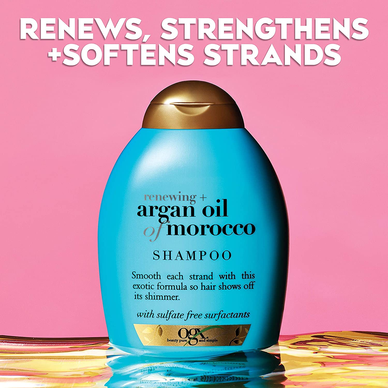 ORANGLES Argan Oil Shampoo – Nourishing & Hydrating Care - angled perspective - presenting advantages - Image 4 of 4 | fits any environment | Purchase Argan Oil Shampoo – Nourishing & Hydrating Care Michigan | Free Shipping ORANGLES
