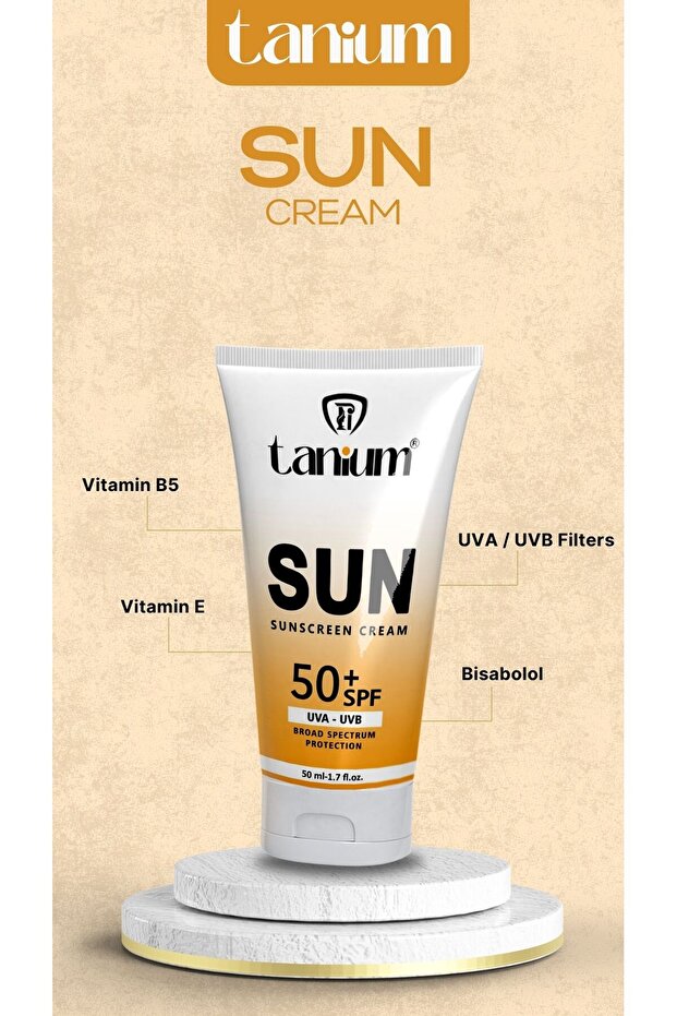 ORANGLES Tanium Sun SPF 50+ Sunscreen Cream – Broad Protection - high resolution display - exposing craftsmanship - Image 2 of 2 | built for everyone | Tanium Sun SPF 50+ Sunscreen Cream – Broad Protection for sale Georgia | Free Shipping ORANGLES