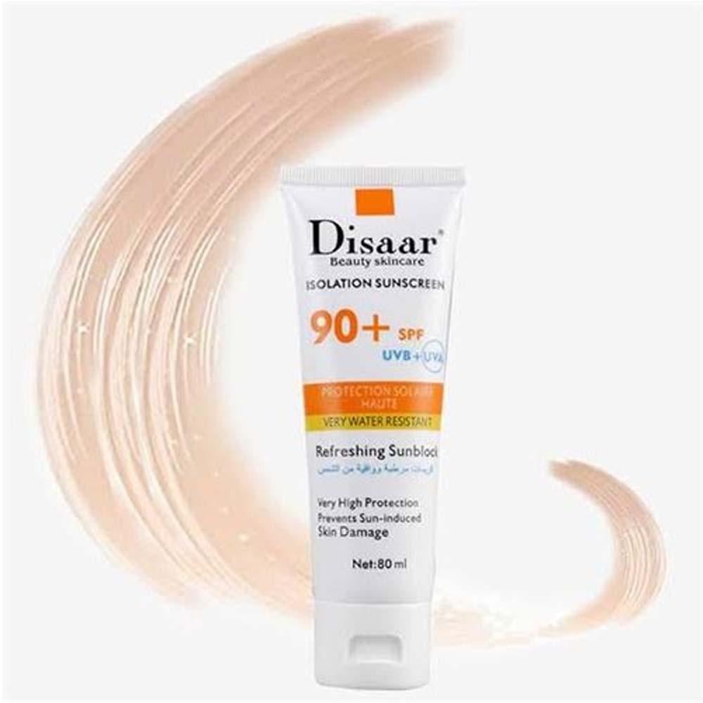 ORANGLES Disaar Isolation Sunscreen SPF 90+ – Strong UV Care - high resolution display - exposing craftsmanship - Image 2 of 3 | built for everyone | Disaar Isolation Sunscreen SPF 90+ – Strong UV Care for sale Georgia | Free Shipping ORANGLES