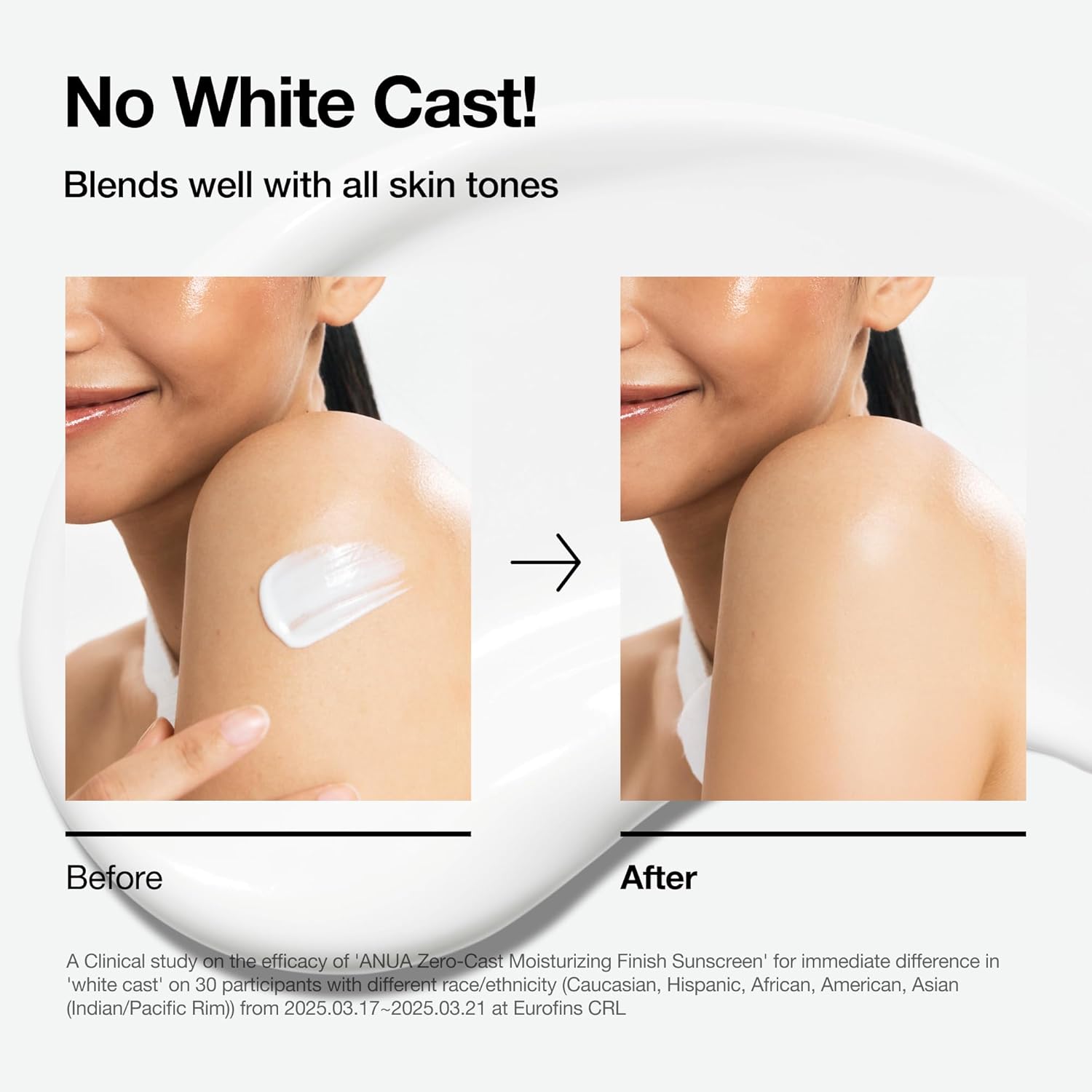 ORANGLES Anua Zero‑Cast Sunscreen SPF 50+ – Moisturizing Care - angled perspective - presenting advantages - Image 4 of 6 | fits any environment | Purchase Anua Zero‑Cast Sunscreen SPF 50+ – Moisturizing Care Michigan | Free Shipping ORANGLES