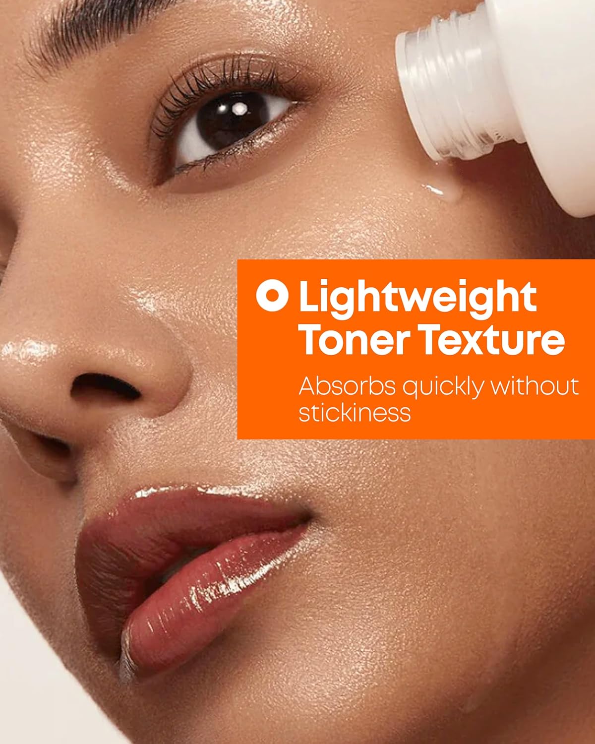 ORANGLES Nineless Rice & TXA Toner – Brightening Skincare Care - detailed closeup view - illustrating benefits - Image 3 of 6 | created for all | Shop Nineless Rice & TXA Toner – Brightening Skincare Care North Carolina | Free Shipping ORANGLES