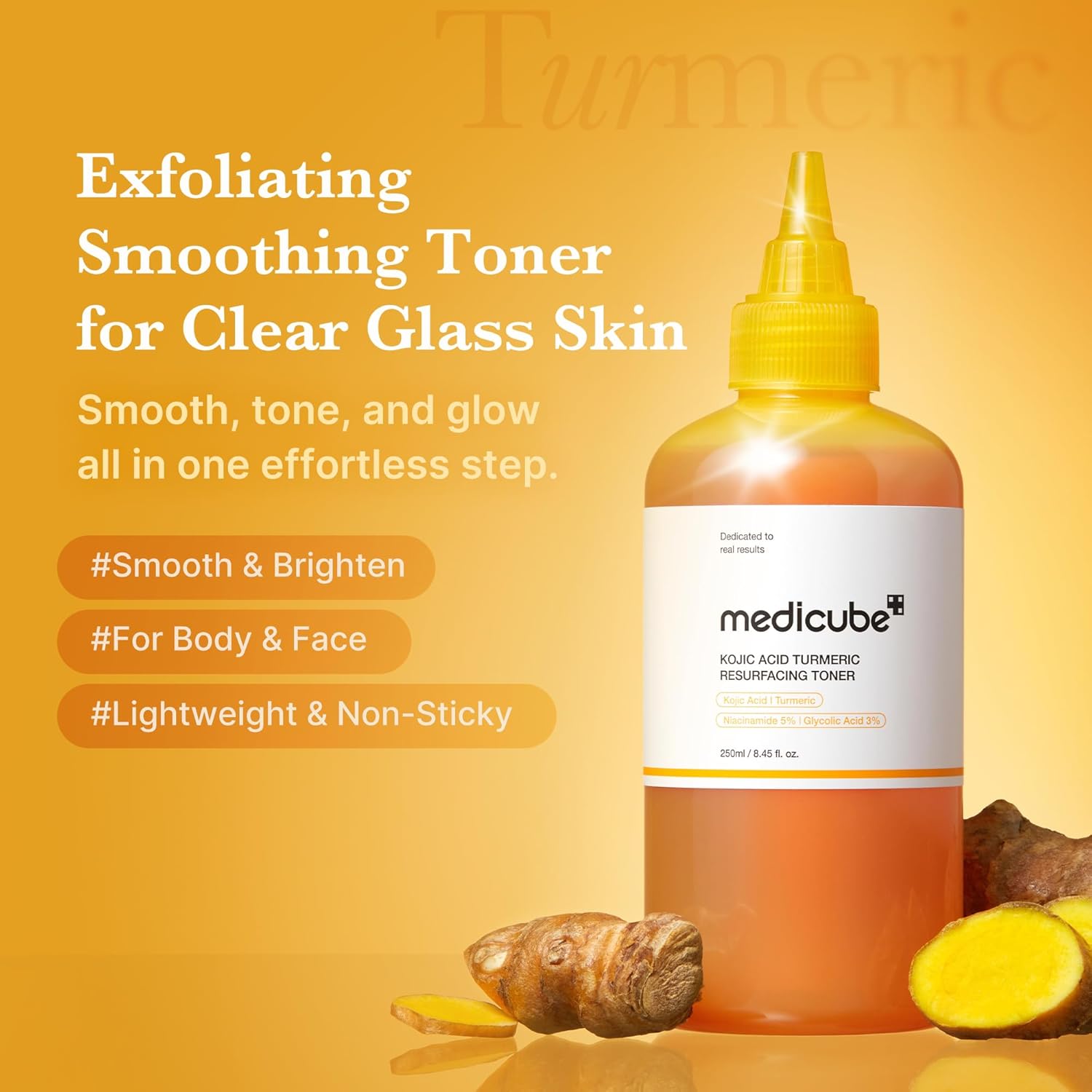 ORANGLES Medicube Kojic Acid Turmeric Toner – Brightening Care - high resolution display - exposing craftsmanship - Image 2 of 4 | built for everyone | Medicube Kojic Acid Turmeric Toner – Brightening Care for sale Georgia | Free Shipping ORANGLES