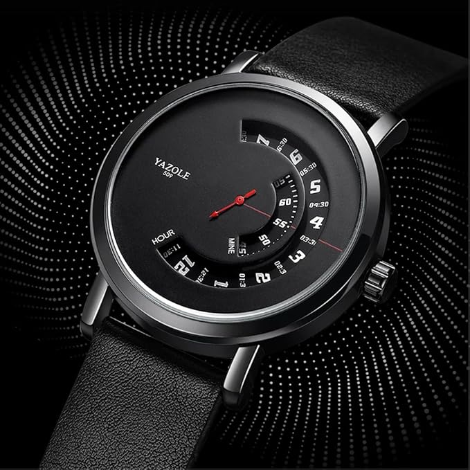 ORANGLES Turntable Waterproof Quartz – Stylish Men’s Watch - full product showcase - displaying specifications - Image 5 of 6 | adapts to any space | Turntable Waterproof Quartz – Stylish Men’s Watch deal New Jersey | Free Shipping ORANGLES