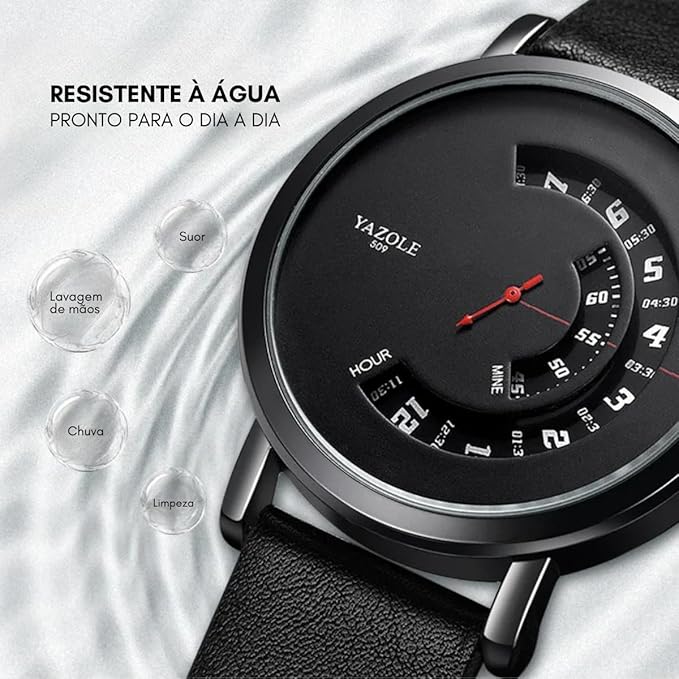 ORANGLES Turntable Waterproof Quartz – Stylish Men’s Watch - elegant presentation - exhibiting components - Image 6 of 6 | ideal for home | Discount on Turntable Waterproof Quartz – Stylish Men’s Watch Virginia | Free Shipping ORANGLES