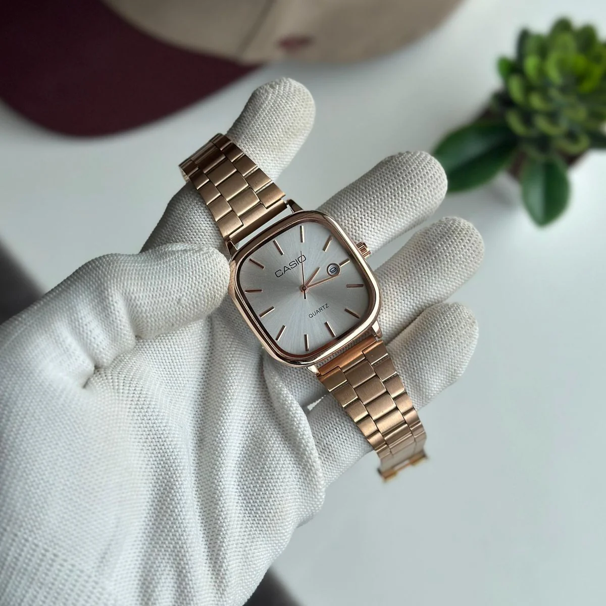 Casio Square Watch – Classic Digital & Analog Wrist Watch