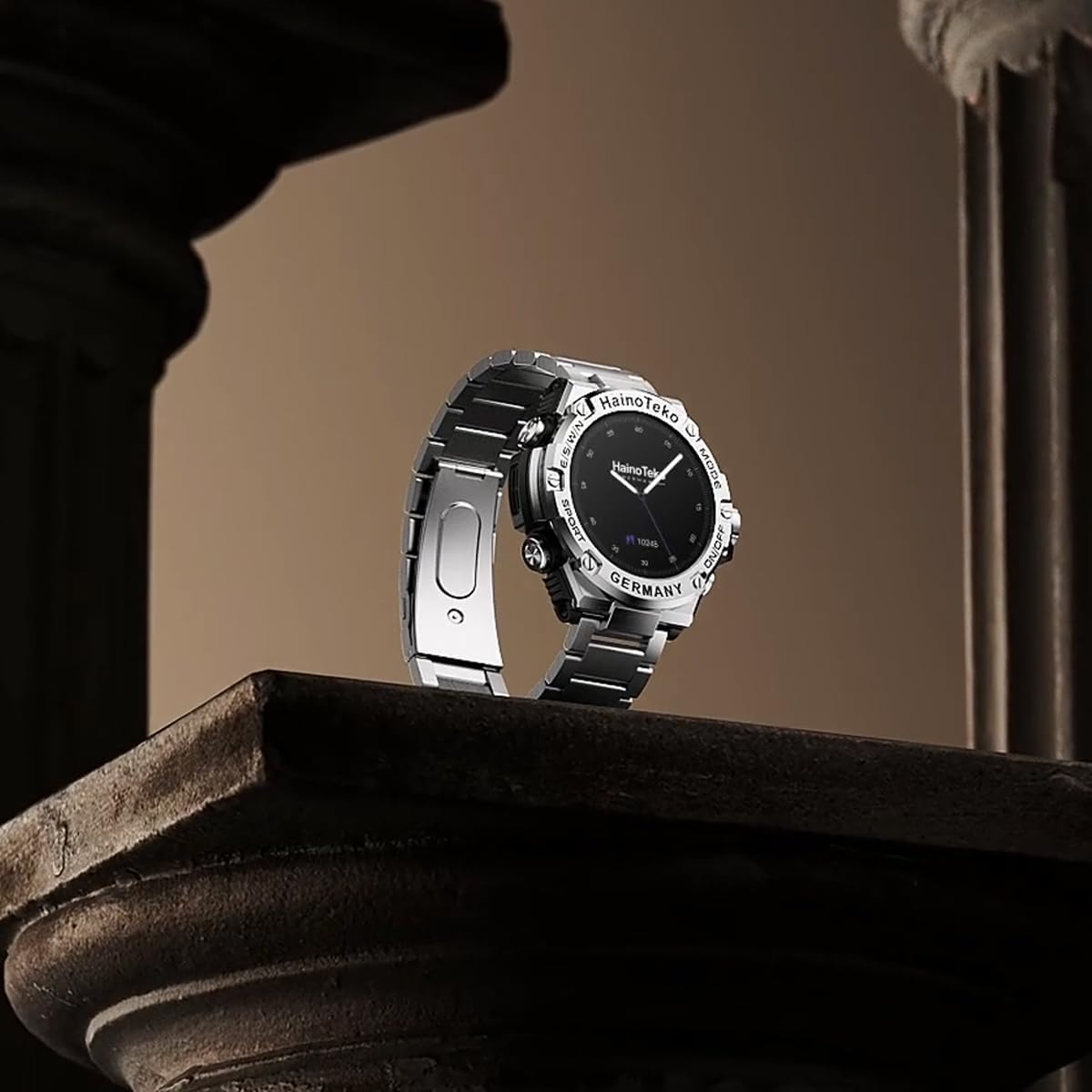 ORANGLES Haino Teko RW 39 Smart Watch – Stylish Fitness Smart Watch - high resolution display - exposing craftsmanship - Image 2 of 3 | built for everyone | Haino Teko RW 39 Smart Watch – Stylish Fitness Smart Watch for sale Georgia | Free Shipping ORANGLES