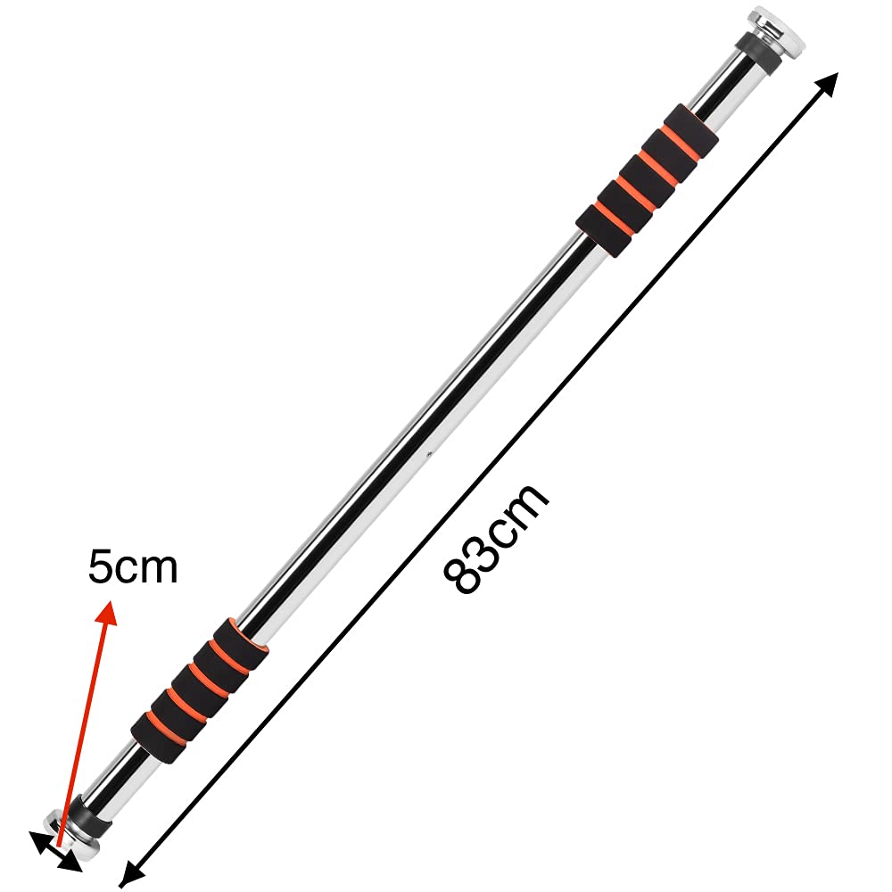 ORANGLES LORDEX Doorway Gym Bar – Home Fitness Workout Equipment - full product showcase - displaying specifications - Image 5 of 5 | adapts to any space | LORDEX Doorway Gym Bar – Home Fitness Workout Equipment deal New Jersey | Free Shipping ORANGLES