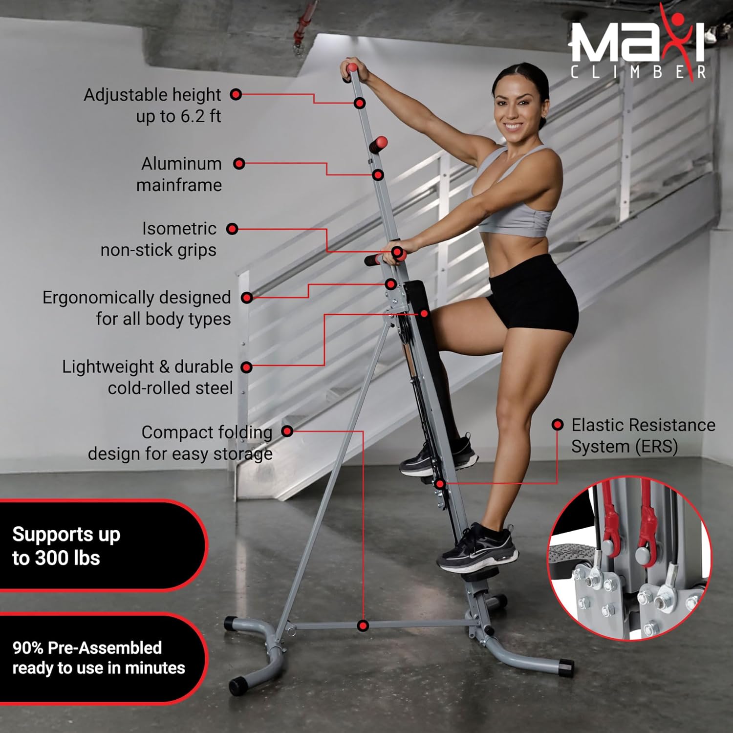 ORANGLES Cardio Machine | Fitness Workout Equipment for Home Gym - angled perspective - presenting advantages - Image 4 of 6 | fits any environment | Purchase Cardio Machine | Fitness Workout Equipment for Home Gym Michigan | Free Shipping ORANGLES