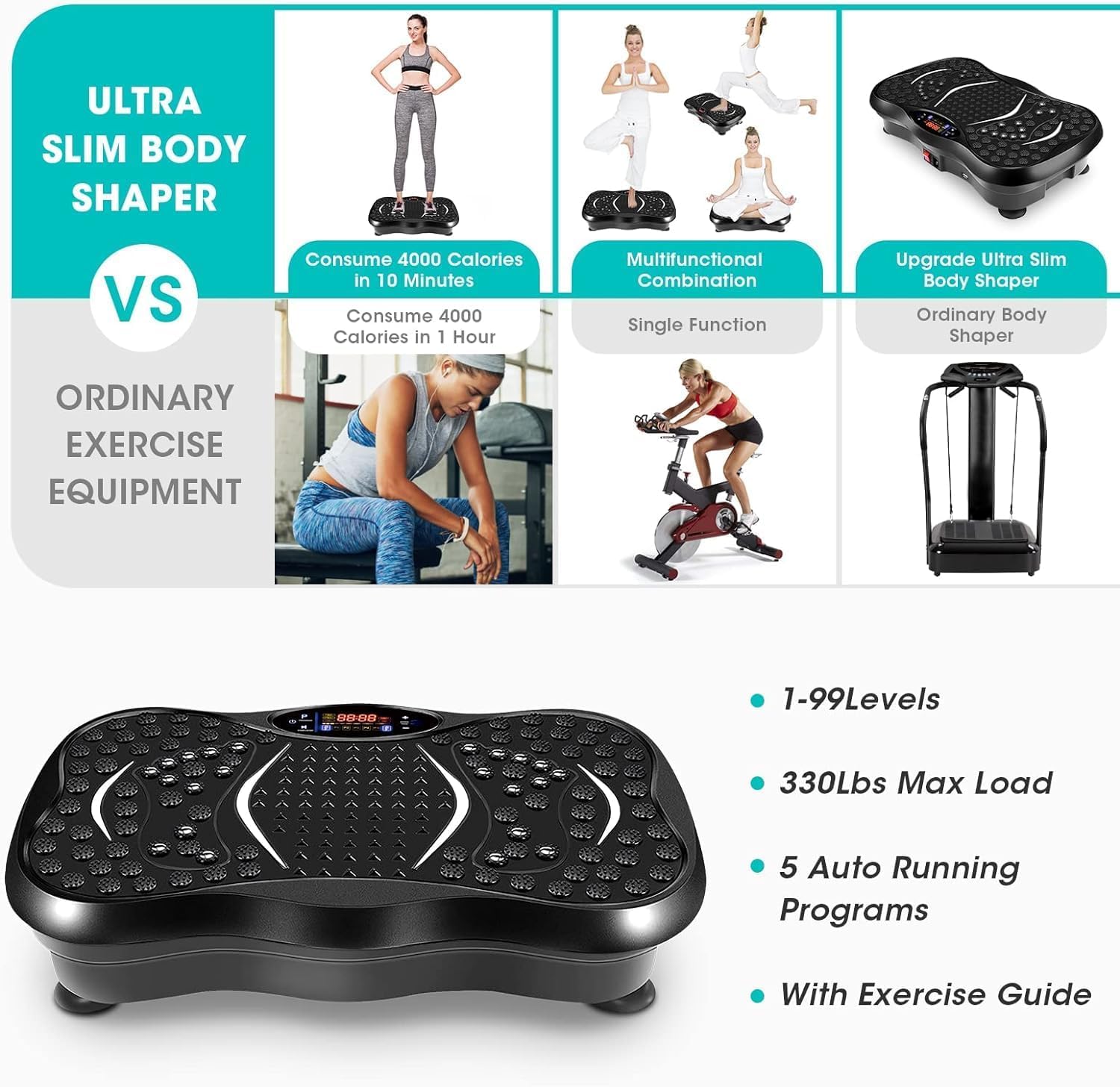 ORANGLES Vibration Shaking Machine – Fitness Workout Equipment - elegant presentation - exhibiting components - Image 6 of 6 | ideal for home | Discount on Vibration Shaking Machine – Fitness Workout Equipment Virginia | Free Shipping ORANGLES