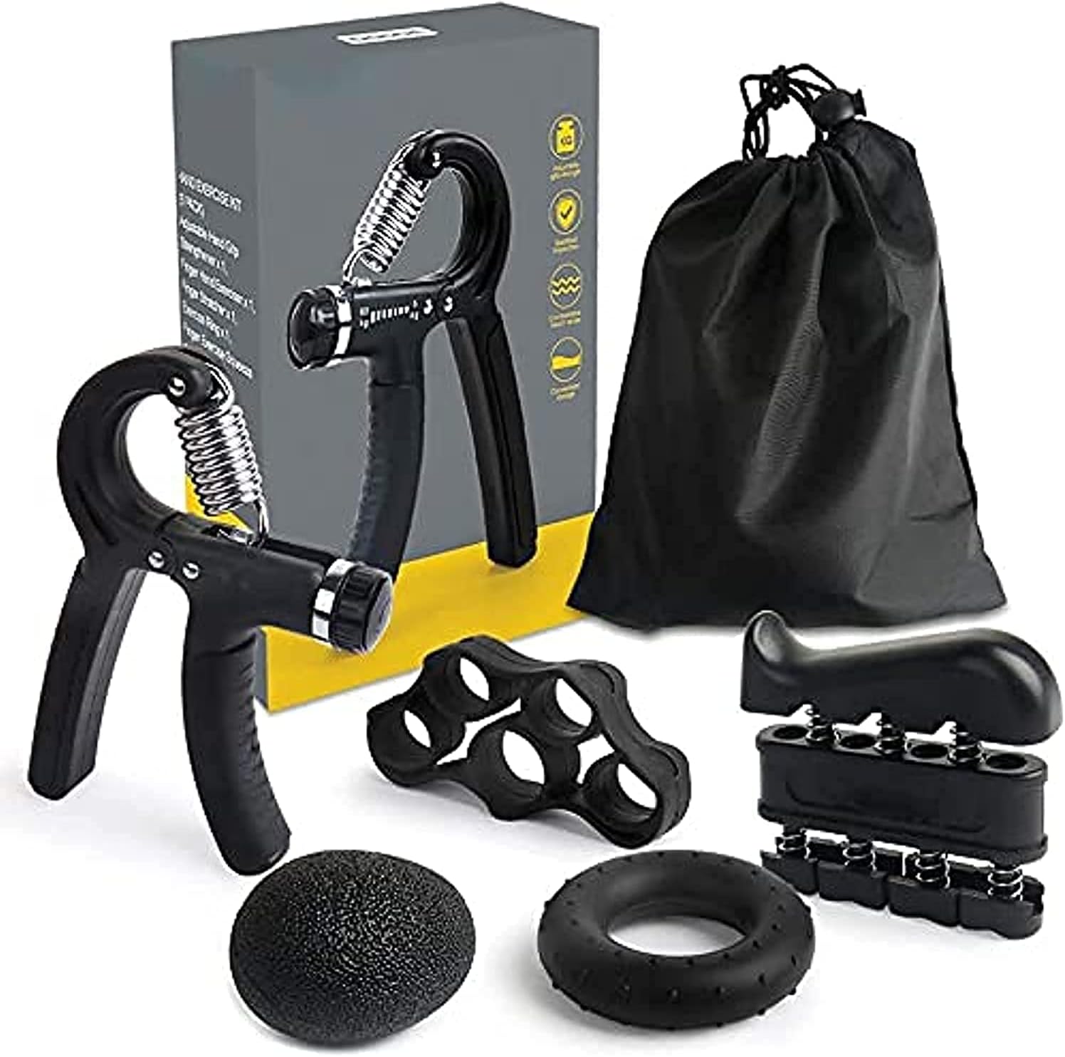 Silicone Grip Ring & Ball Set | Fitness Workout Equipment