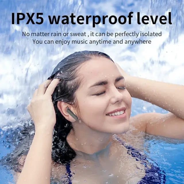 ORANGLES Wireless Bluetooth Earphones – In‑Ear Headset Mic LED Sport - full product showcase - displaying specifications - Image 5 of 6 | adapts to any space | Wireless Bluetooth Earphones – In‑Ear Headset Mic LED Sport deal New Jersey | Free Shipping ORANGLES