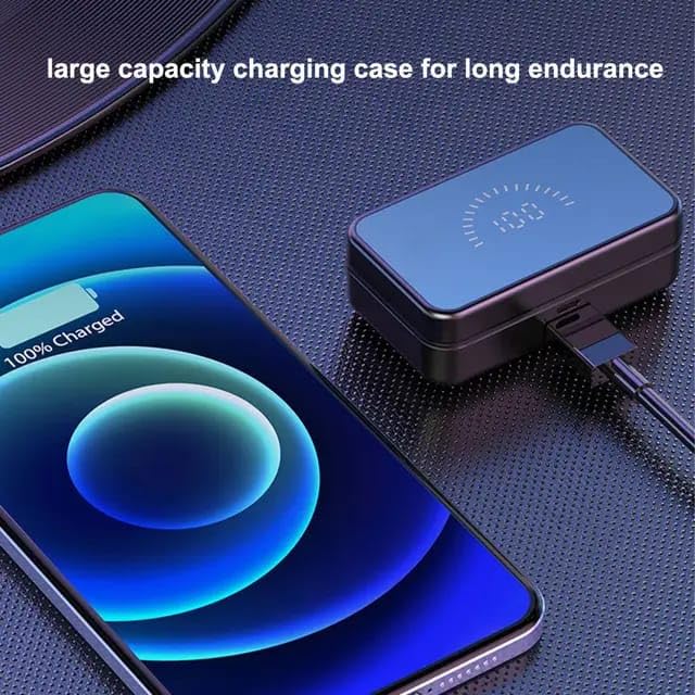 ORANGLES Wireless Bluetooth Earphones – In‑Ear Headset Mic LED Sport - elegant presentation - exhibiting components - Image 6 of 6 | ideal for home | Discount on Wireless Bluetooth Earphones – In‑Ear Headset Mic LED Sport Virginia | Free Shipping ORANGLES