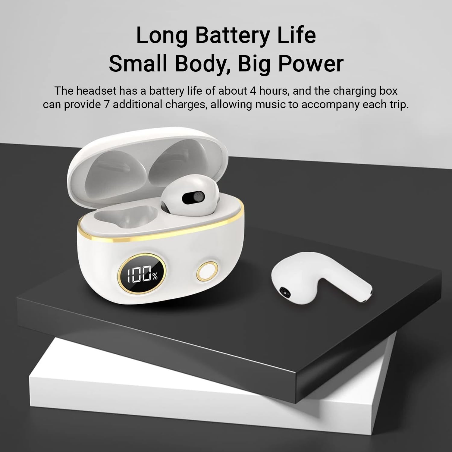 ORANGLES TWS 190 Wireless Earbuds – Bluetooth Stereo Headset Battery - high resolution display - exposing craftsmanship - Image 2 of 5 | built for everyone | TWS 190 Wireless Earbuds – Bluetooth Stereo Headset Battery for sale Georgia | Free Shipping ORANGLES